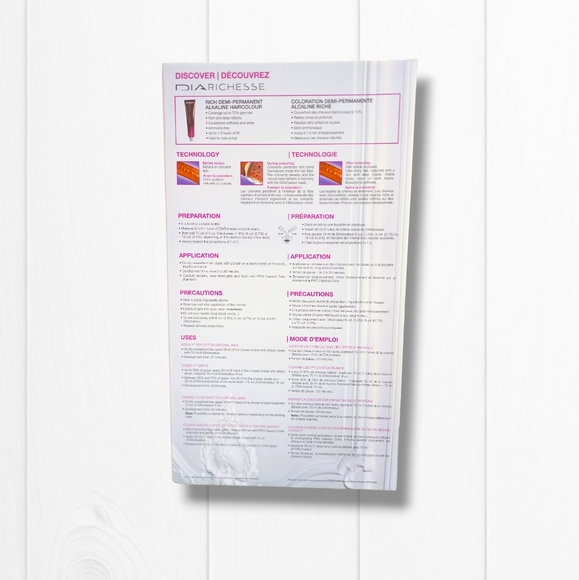 L'Oreal Professionnel DIARichesse 2 Tubes Ammonia-Free 7.35/7GRV Terracotta - Picture 16 of 16